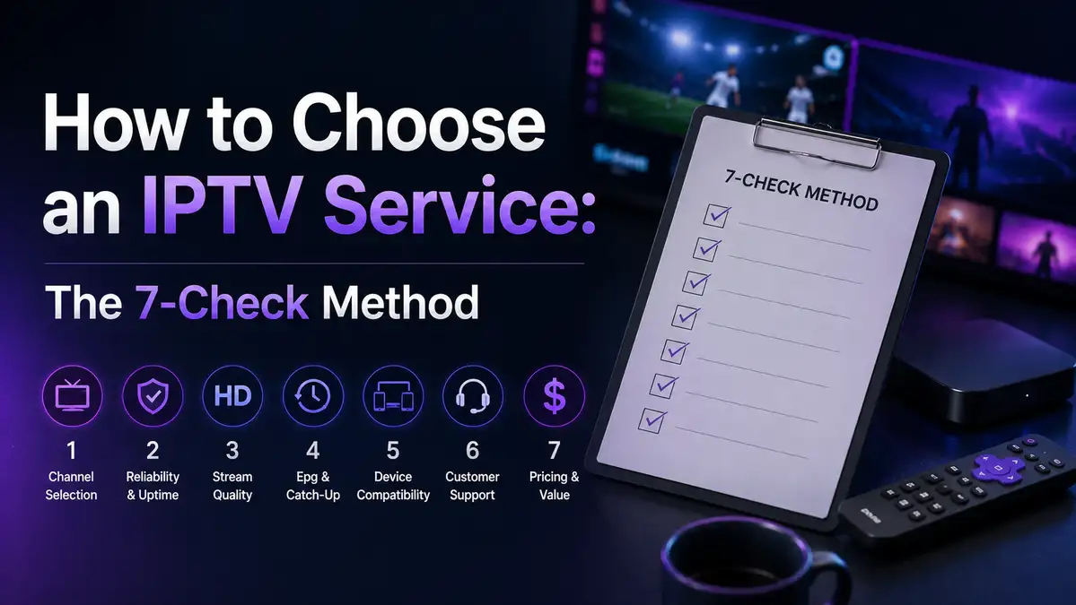 Seven checks to run on an IPTV service before paying